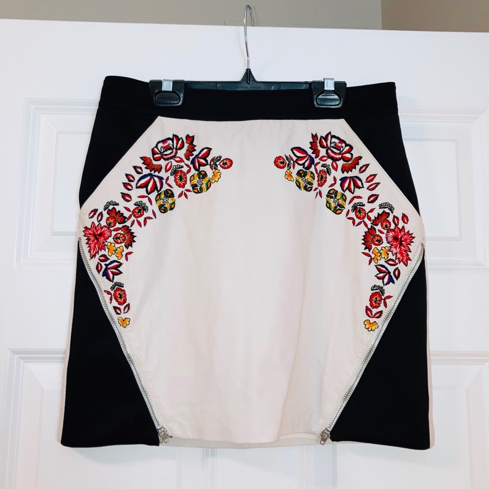 Rebecca Minkoff Embroidered Skirt